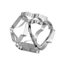 Chef Inox 01420 CHEF INOX COOKIE CUTTER-MULTI SIDED S/S 55mm