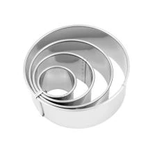 Chef Inox 01440 CHEF INOX CUTTER SET-PLAIN-S/S 4pc 38-110mm