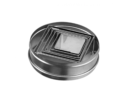 Chef Inox 01914 CHEF INOX CUTTER SET-SQUARE 6pc 35-70mm