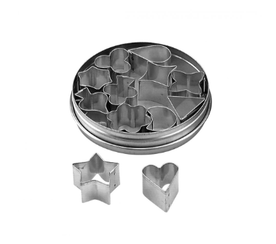 Chef Inox 01947 CHEF INOX CUTTER SET-ASPIC 12pc SIZE: 20mm