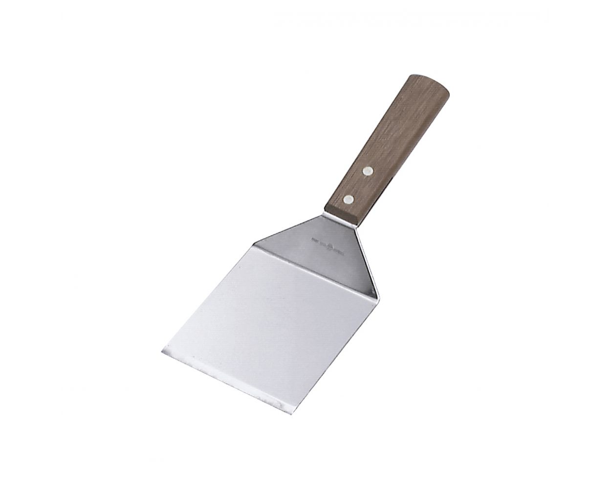 Chef Inox 03030 SCRAPER-GRIDDLE S/S 95x110mm WOOD HDL