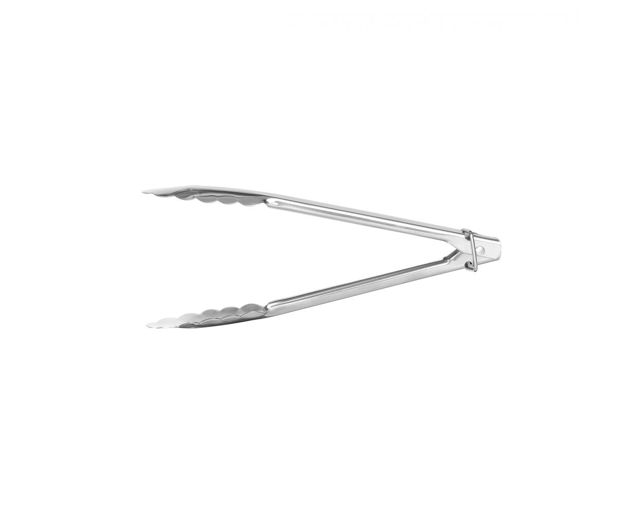 Chef Inox 03064-C CHEF INOX TONG-UTILITY W/CLIP S/S 240mm