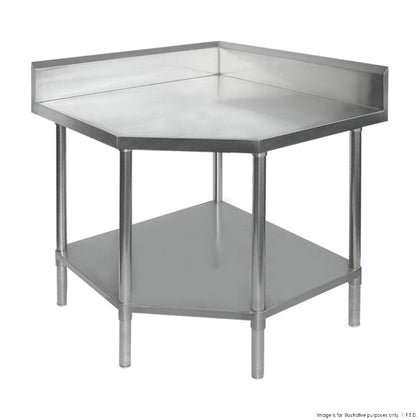 Modular Systems  0900-7-WBCB/H Corner Workbench with 100mm Splashback