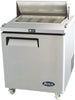 ATOSA MSF8301 Single Door Sandwich Prep Fridge 203L 698mm