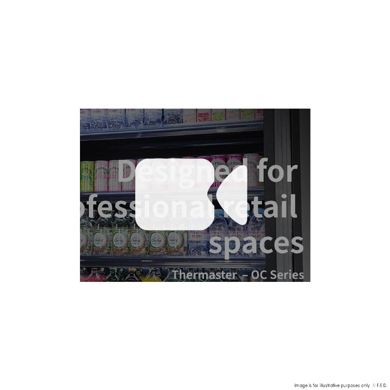 Thermaster Supermarket Open Beverage Display - OC-1830B - Catering Sale