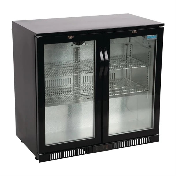 Polar G-Series Back Bar Cooler with Hinged Doors 198Ltr - 230W. Hinged doors. R600a