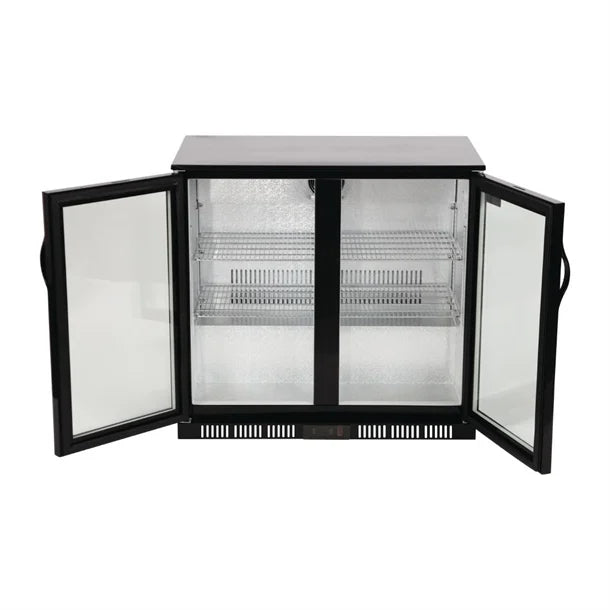 Polar GL012-A Under Counter Back Bar Cooler with Hinged Doors 198L