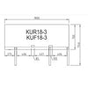 Turbo Air KUF18-3(HC) Three Door Bench Freezer 538L