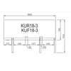 Turbo Air KUR18-3-N(HC) 1800mm Three Door Under Counter Bench Fridge 538L