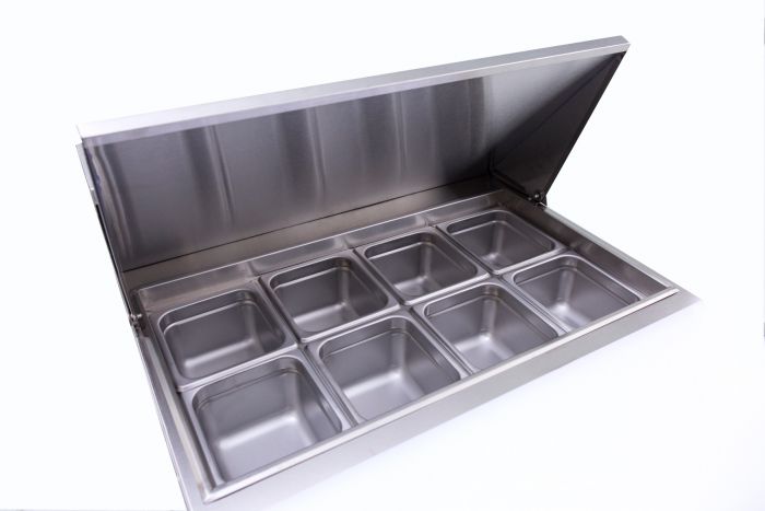 ATOSA MSF8301 Single Door Sandwich Prep Fridge 203L 698mm