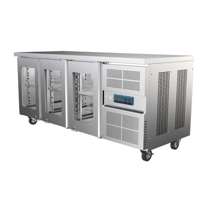 Airex AXR.UCGN.4G 4 Glass Door Undercounter Refrigerated Storage To suit 1/1GN