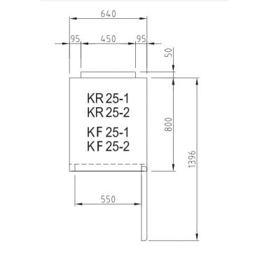 Turbo Air KR25-1-N(HC) Upright Fridge 574L