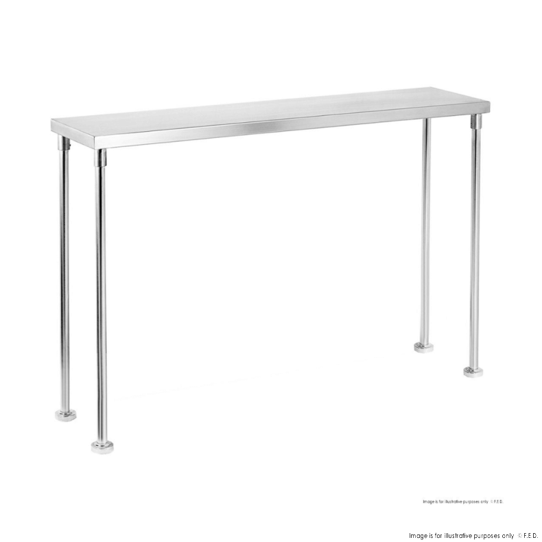 Single Tier 400mm Deep Workbench Overshelf 450mm High WBO1-1500-400