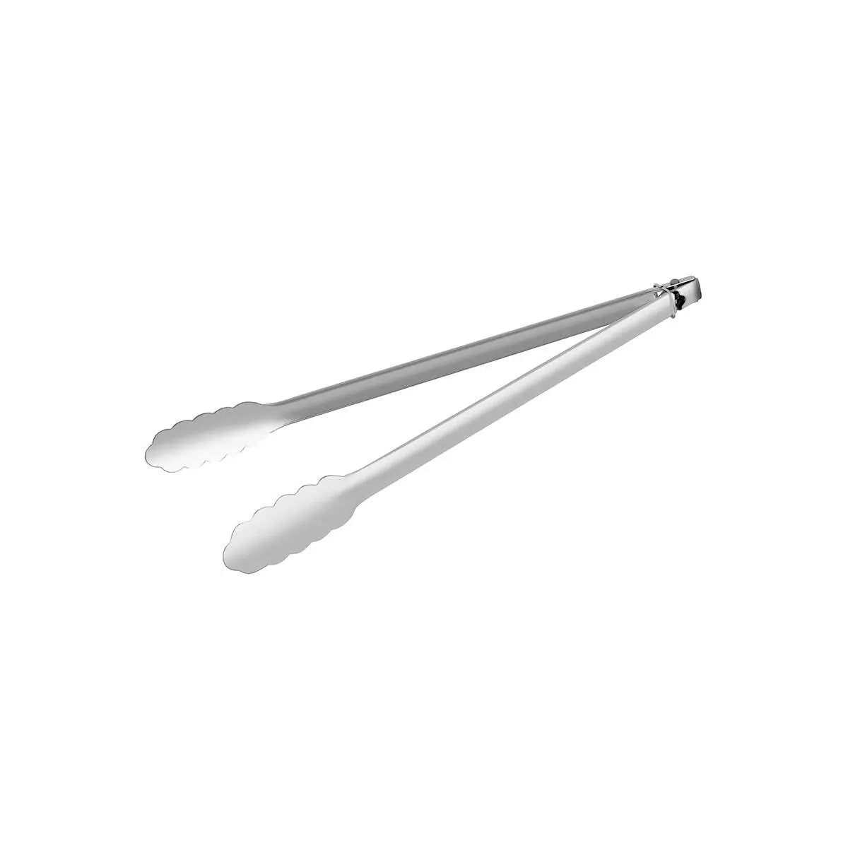 Chef Inox 03065-C CHEF INOX TONG-UTILITY W/CLIP S/S 400mm