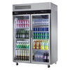 Turbo Air KF45-2G-N(HC) Upright Two Glass Door Freezer 1215L