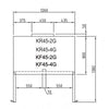 Turbo Air KR45-2G-N(HC) Upright Two Glass Door Fridge 1215L
