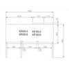 Turbo Air 2nd KR65-6 Upright Six Half Door Fridge - 1868L / 240v / 50Hz / 1Ph / W1900-D850-H1926 / 1Y Warranty