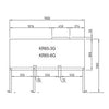 Turbo Air KR65-3G-N(HC) Upright Three Glass Door Fridge 1876L