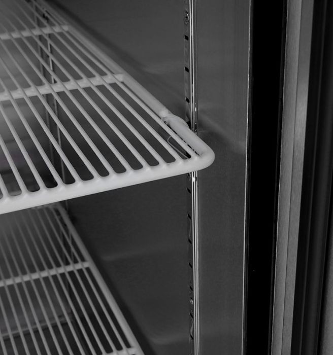 ATOSA YBF9239 Compact Double Door Dual Upright Fridge / Freezer