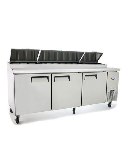 ATOSA MPF8203 Three Door Pizza Prep Fridge 880L 2362mm