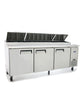 ATOSA MPF8203 Three Door Pizza Prep Fridge 880L 2362mm