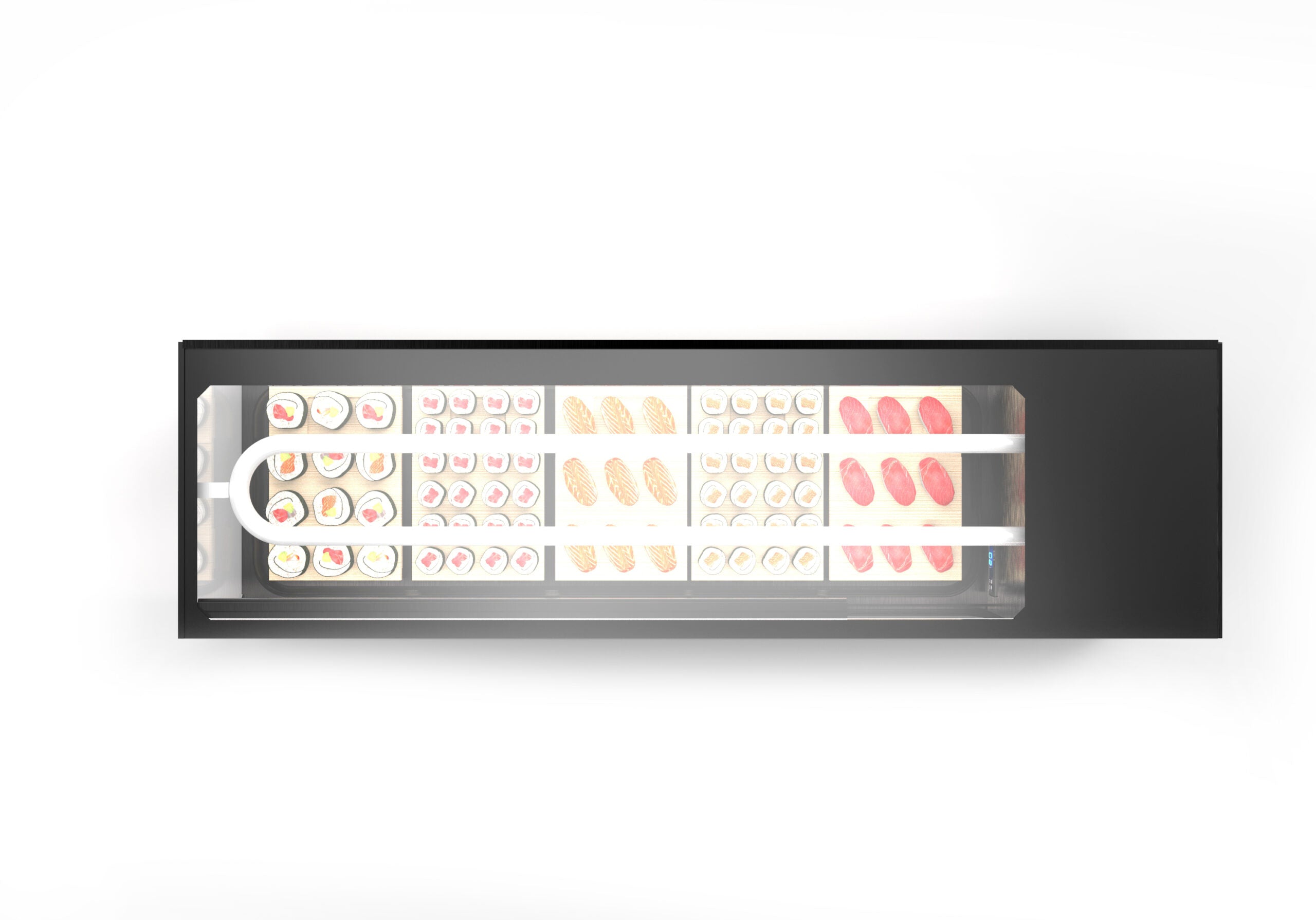 Sayl SDS1680 Logic Sushi Display 8 1680 × 380 × 300 mm
