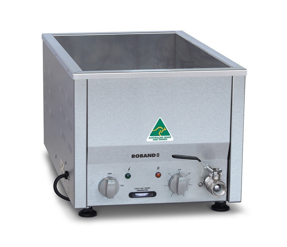 Roband BM21 Counter Top Bain Marie - 2 x 1/2 size pan Narrow (pans not included)