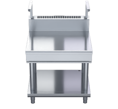 Waldorf 800 Series BT8900S-LS - 900mm Bench Top With Salamander Support Leg Stand