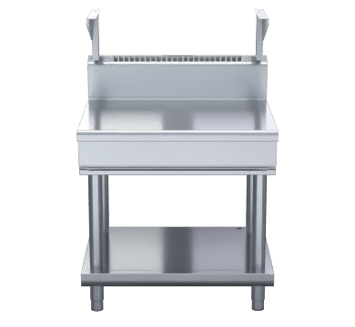 Waldorf 800 Series BT8900S-LS - 900mm Bench Top With Salamander Support Leg Stand