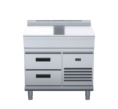Waldorf 800 Series BTL8900-RB - 900mm Bench Top Low Back Version Refrigerated Base
