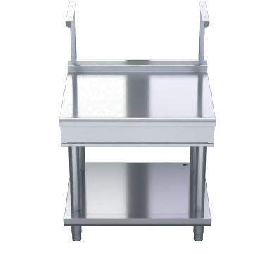 Waldorf 800 Series BTL8900S-LS - 900mm Bench Top With Salamander Support Low Back Version Leg Stand