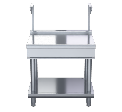 Waldorf 800 Series BTL8900S-LS - 900mm Bench Top With Salamander Support Low Back Version Leg Stand