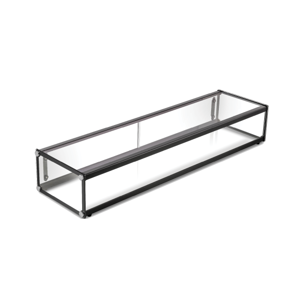 Exquisite CD68 Single Tier Flat Glass Ambient Cake Display