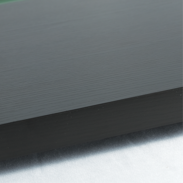 Exquisite CD50-B Two Tiers Flat Glass Ambient Cake Display – Black Colour