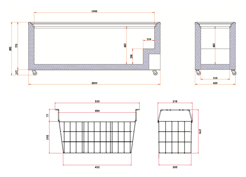 Bromic CF0700FTFG-NR Flat Glass Top Chest Freezer 670L