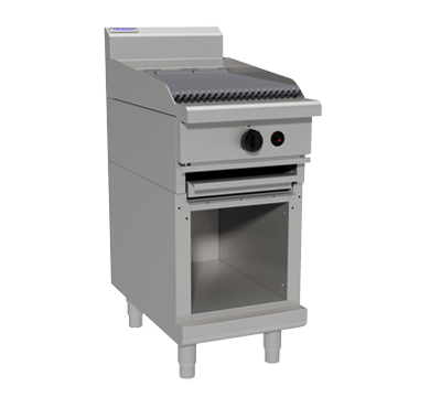 Waldorf 800 Series CHL8450G-CB - 450mm Gas Chargrill Low Back Version - Cabinet Base - Natural Gas