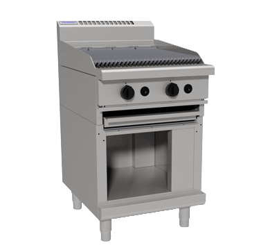 Waldorf 800 Series CH8600G-CB - 600mm Gas Chargrill - Cabinet Base - Natural Gas