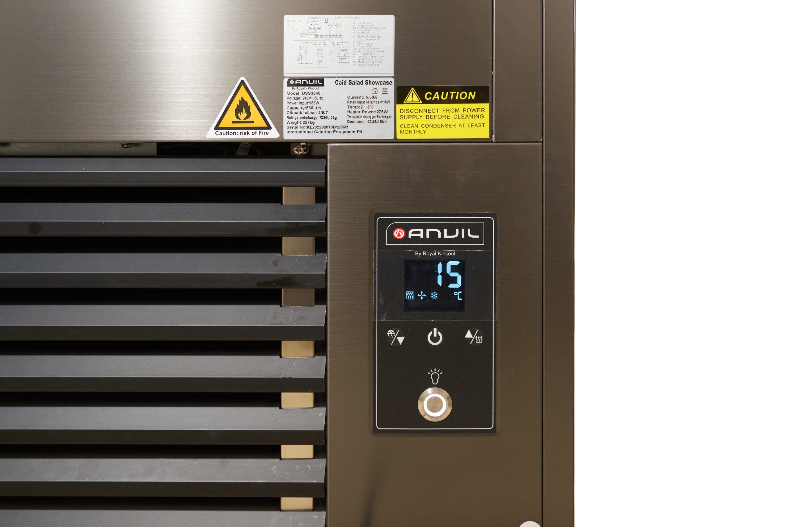 Anvil NDSV4750 Cake Display 4 Tier 1500mm