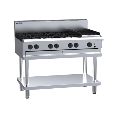 Luus CS-8B, CS-6B3P, CS-6B3C Professional Series 1200 Wide Cooktops