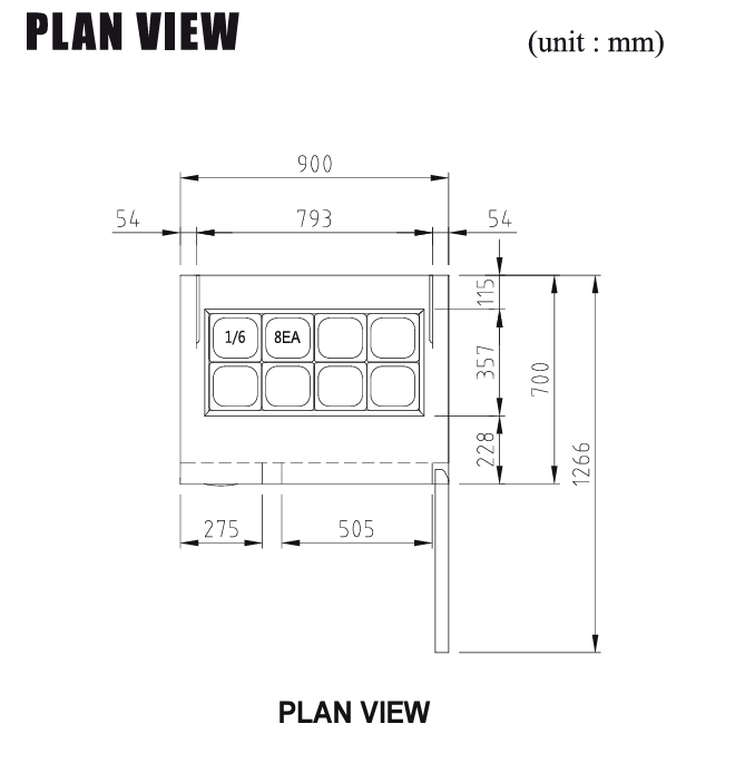 Turbo Air CTPR-44SD TURBO AIR One Door Pizza Prep Fridge 396L