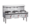 Cobra CW3H-CDD_NAT 1800mm Gas Waterless Wok with 1 Chimney burner and 2 Duckbill burners