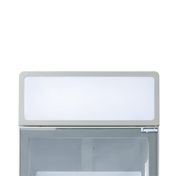 Exquisite DC440P One Glass Door Upright Display Refrigerators – White