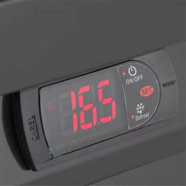 Exquisite DC1000PB Two Glass Doors Upright Display Refrigerators – Black Colour