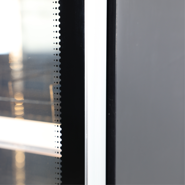 Exquisite DC1100 Three Glass Doors Upright Display Refrigerators – Black