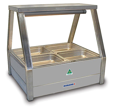 Roband E22RD Straight Glass Hot Food Display 705 x 615 x 675 with Rear Door