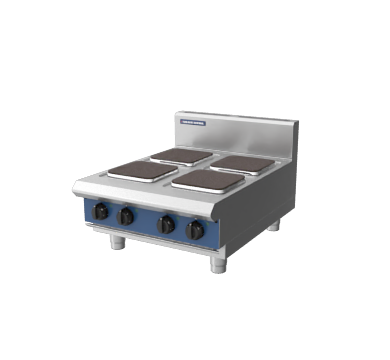 Blue Seal Evolution Series E514S-CB 600mm Modular Electric Cooktop with Sealed Hobs on Cabinet Base