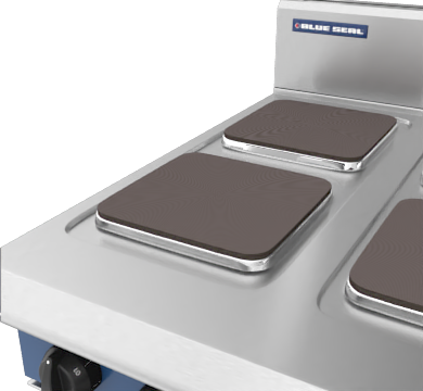 Blue Seal Evolution Series E514S-LS 600mm Modular Electric Cooktop with Sealed Hobs on Leg Stand