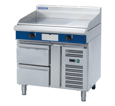 Blue Seal Evolution Series EP516-RB Electric Griddle Refrigerated Base 900mm