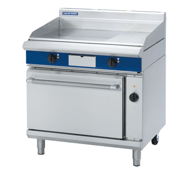 Blue Seal Evolution Series EP56 Electric Griddle Convection Oven Range 900mm