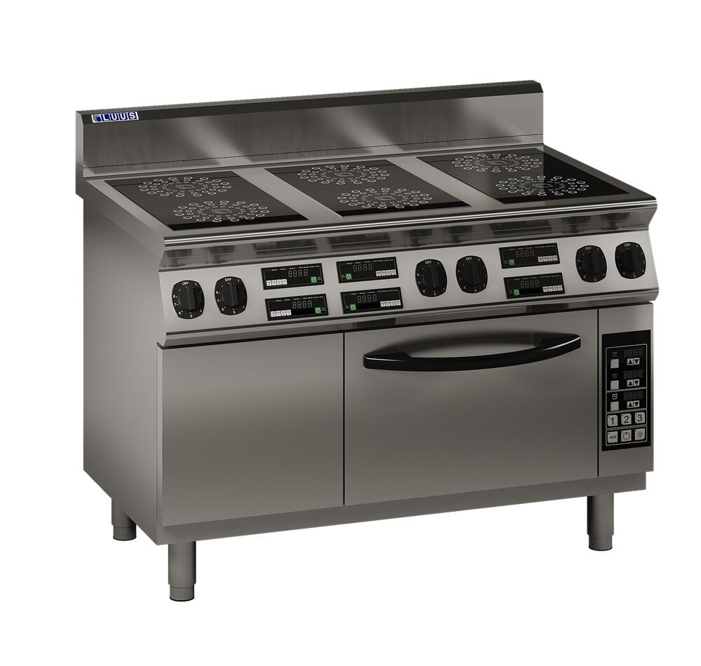 Luus ER7-6B - 6 Zone Induction Cooktop with Electric Oven